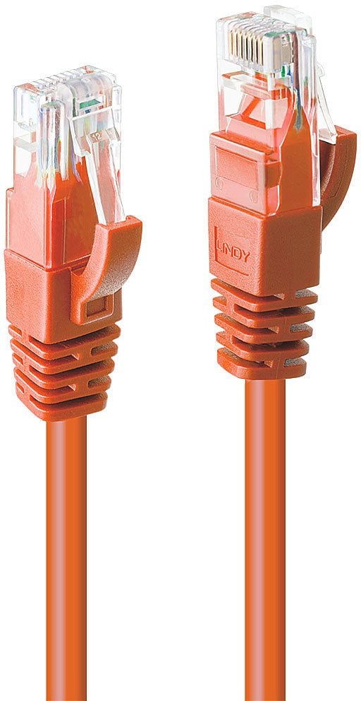 Lindy Patchkabel Cat6 U/UTP orange 3.00m (48109)