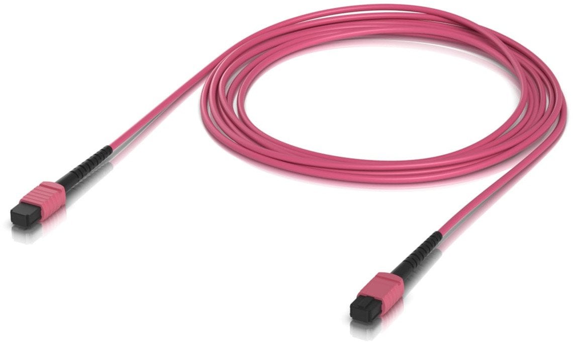   Indoor OM4 multi-mode fiber patch cable with MPO-12 Type