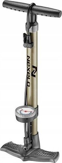 Nexelo POMPKA ROWEROWA PODŁOGOWA NEXELO METALOWA Z MANOMETREM SOLIDNA