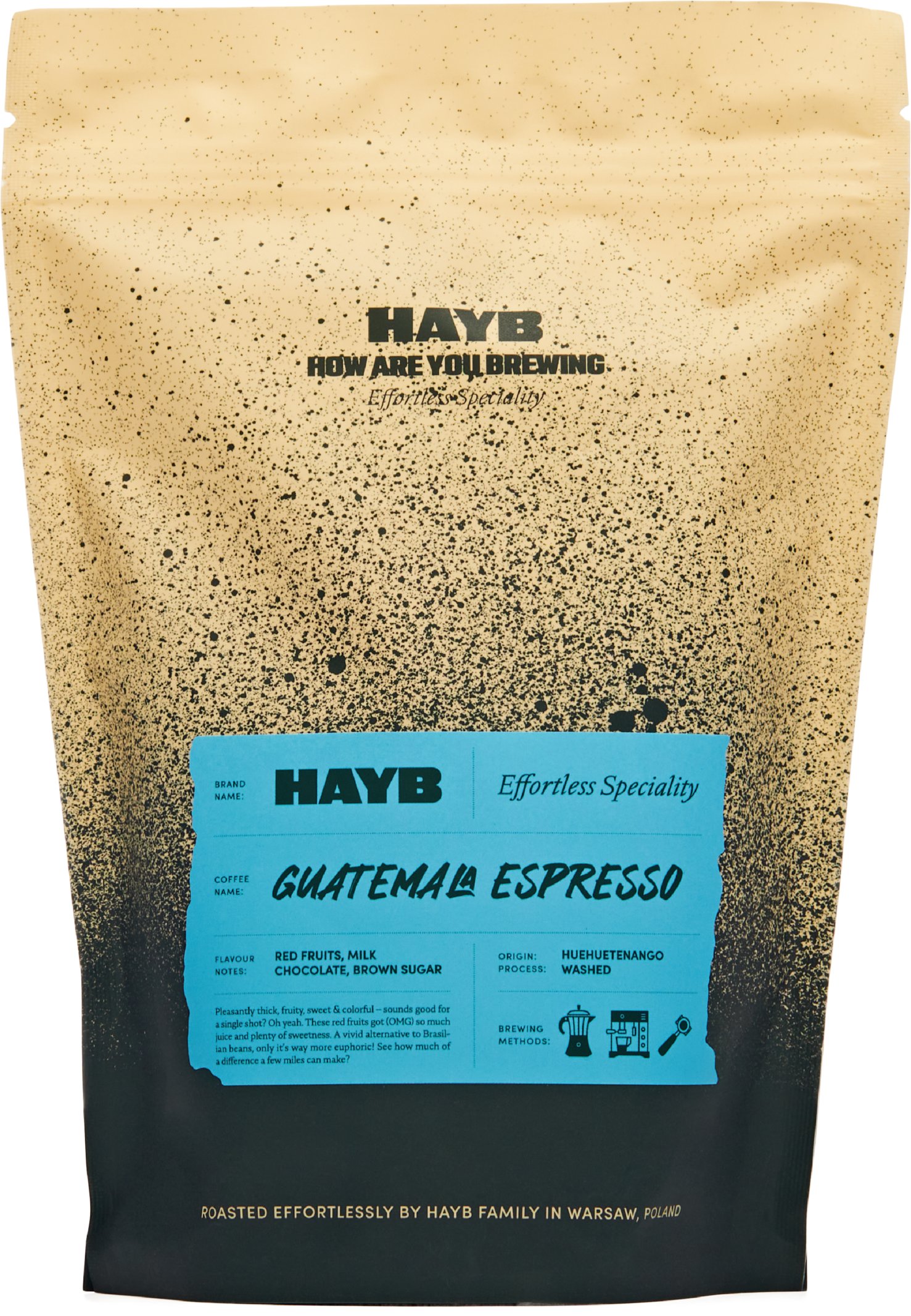 Kawa ziarnista HAYB Guatemala Espresso 1 kg