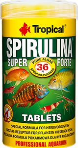 Zdjęcia - Pokarm dla ryb Tropical Super Spirulina Forte Tablets 2kg 4500szt. 
