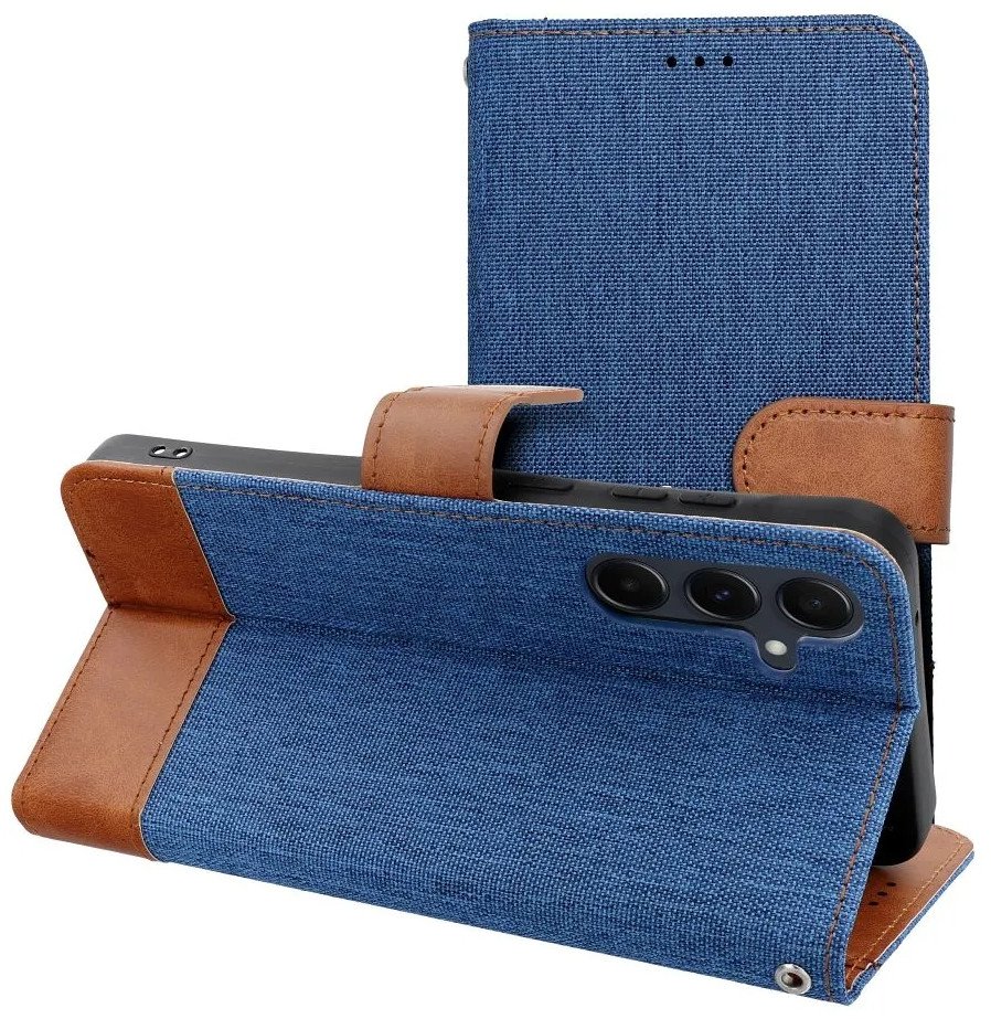 Kabura JEANS Book do SAMSUNG S25 Edge niebieski