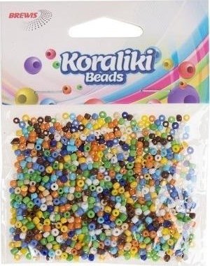 BREWIS Koraliki akrylowe do nawlekania 35mm 30g