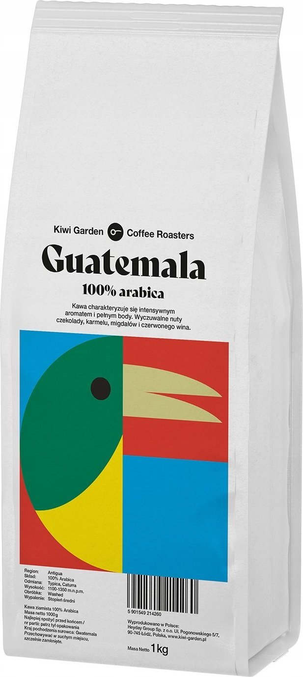 Kawa ziarnista Kiwi Garden Gwatemala 1 kg