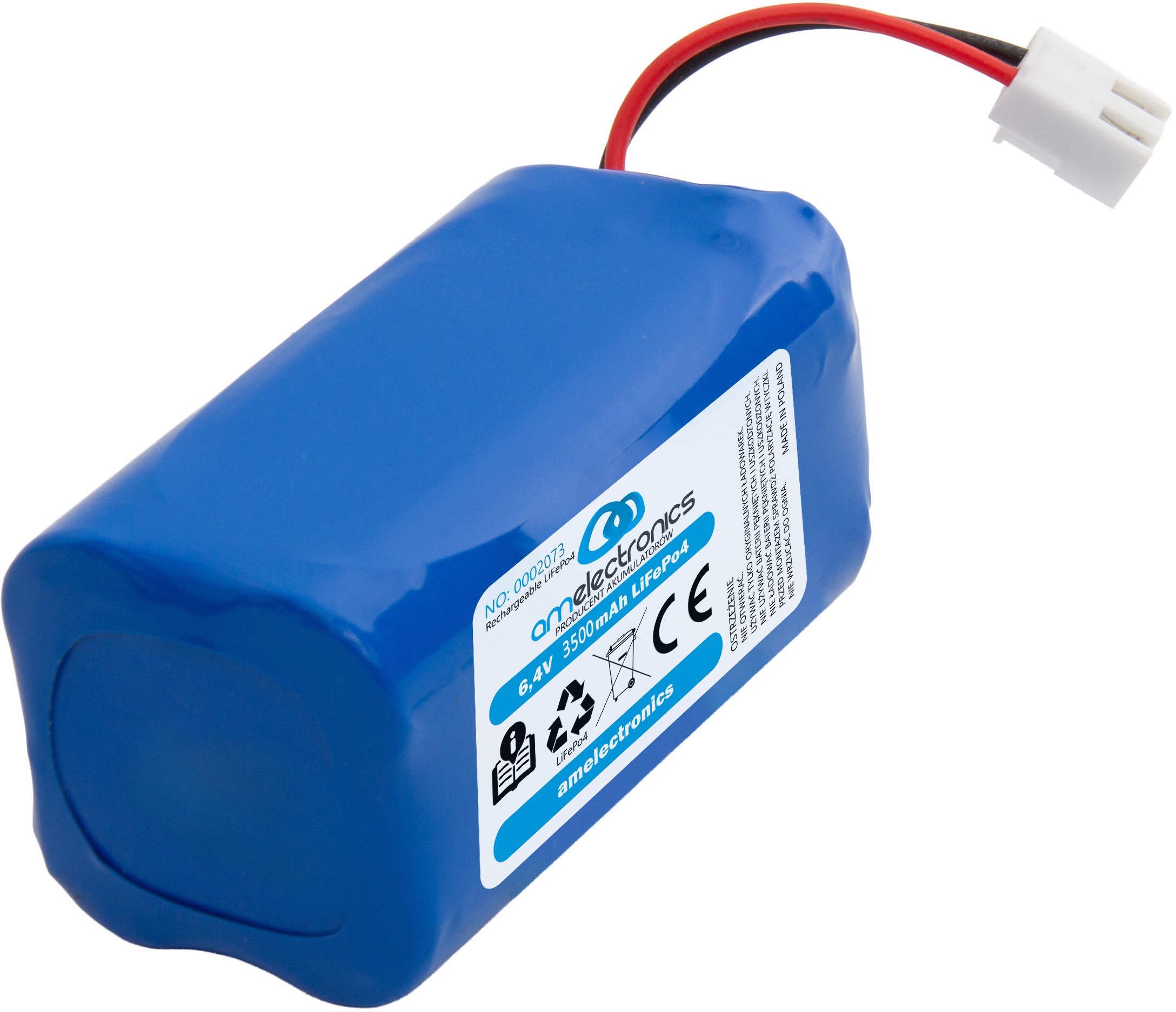 HP Akumulator do lampy awaryjnej 6,4V 3,5Ah LiFePO4 (2073)