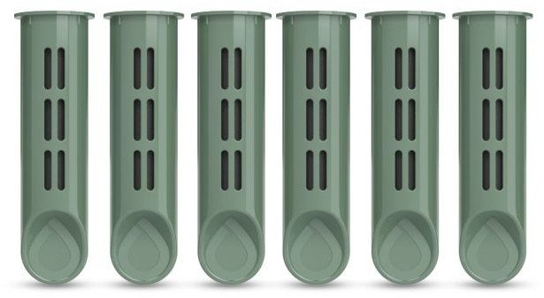 Wkład filtrujący Dafi ZESTAW 6 filtrów do butelki filtrującej SOFT i SOLID szałwiowy