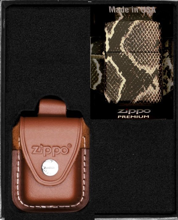 Zdjęcia - Zapalniczka Zippo Zestaw   SNAKE SKIN Prezentowy No4 