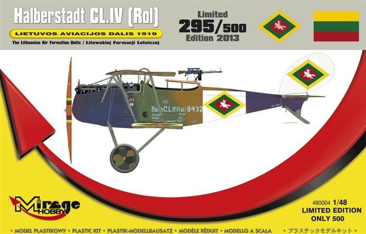 Mirage Samolot Halberstadt CL.IV Litewska Formacja uniwersalny
