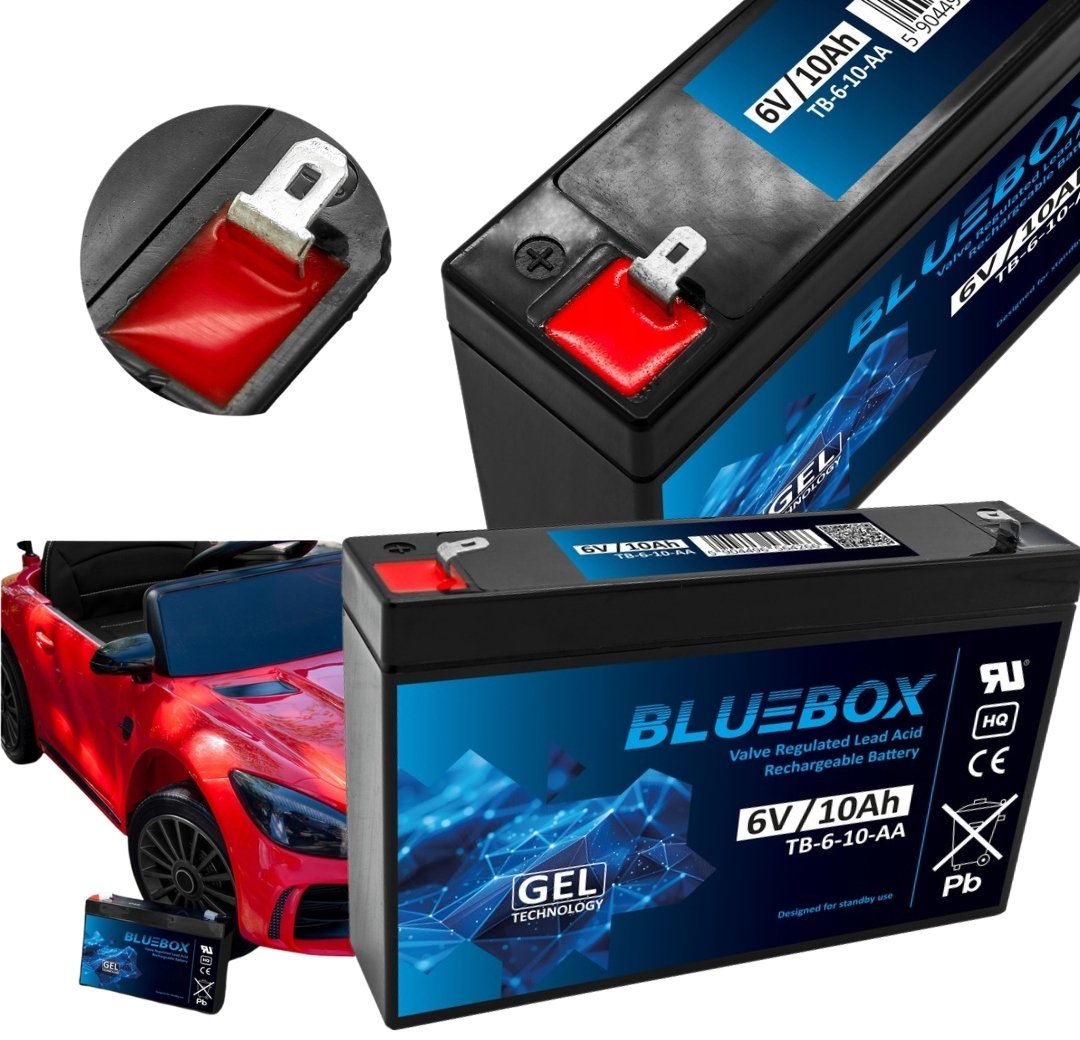 Bluebox AKUMULATOR żelowy BLUEBOX DO ZABAWEK UPS zasilanie awaryjne WAGI 6V 10Ah