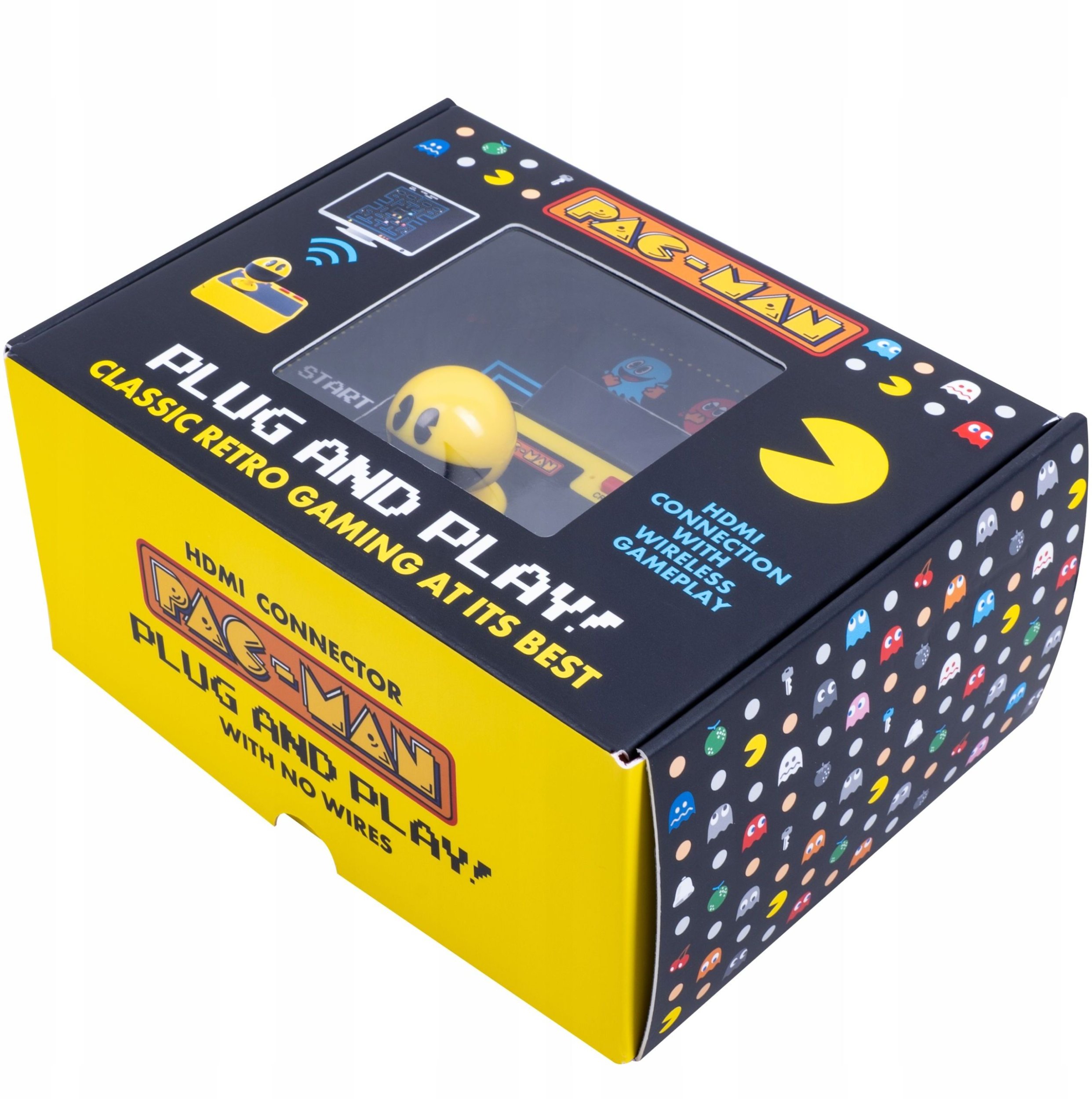 Gra Tv Retro Arcade Pac-man Plug & Play Bezprzewodowa Pad Kontroler / 320119