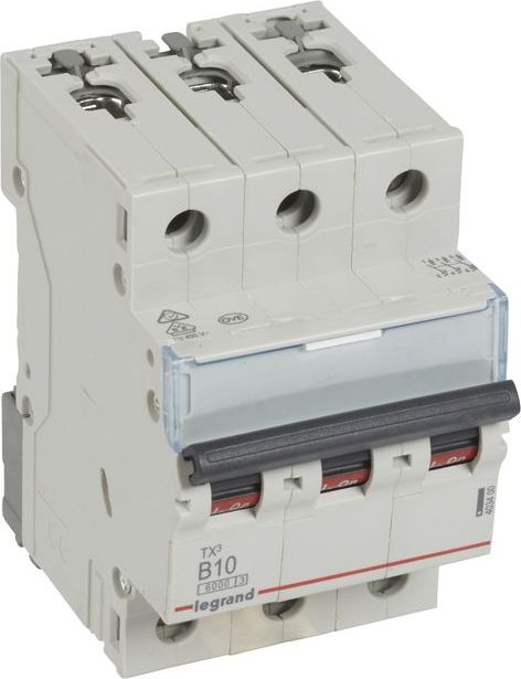 Legrand Wyłącznik nadprądowy 3P B 10A 6kA AC S303 TX3 403400/605548