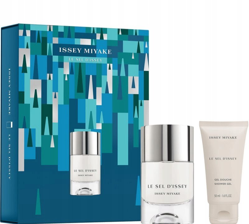 SET ISSEY MIYAKE Le Sel d'Issey Pour Homme EDT spray 50ml + SHOWER GEL 50ml