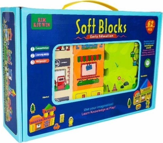 Klocki piankowe 62szt