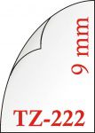 Brother taśma TZ-222 (red on white)