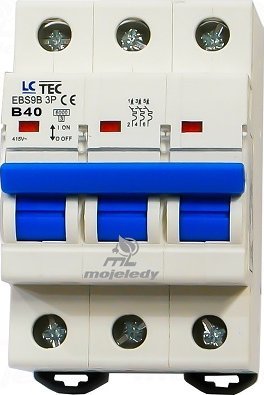 LCTec Wyłącznik nadprądowy B 40A 3P EBS LC-Tec