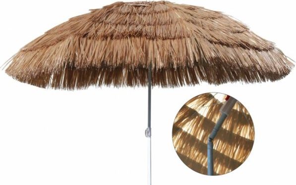 Zdjęcia - Parasol HI HI  plażowy hawajski, 160 cm, beżowy