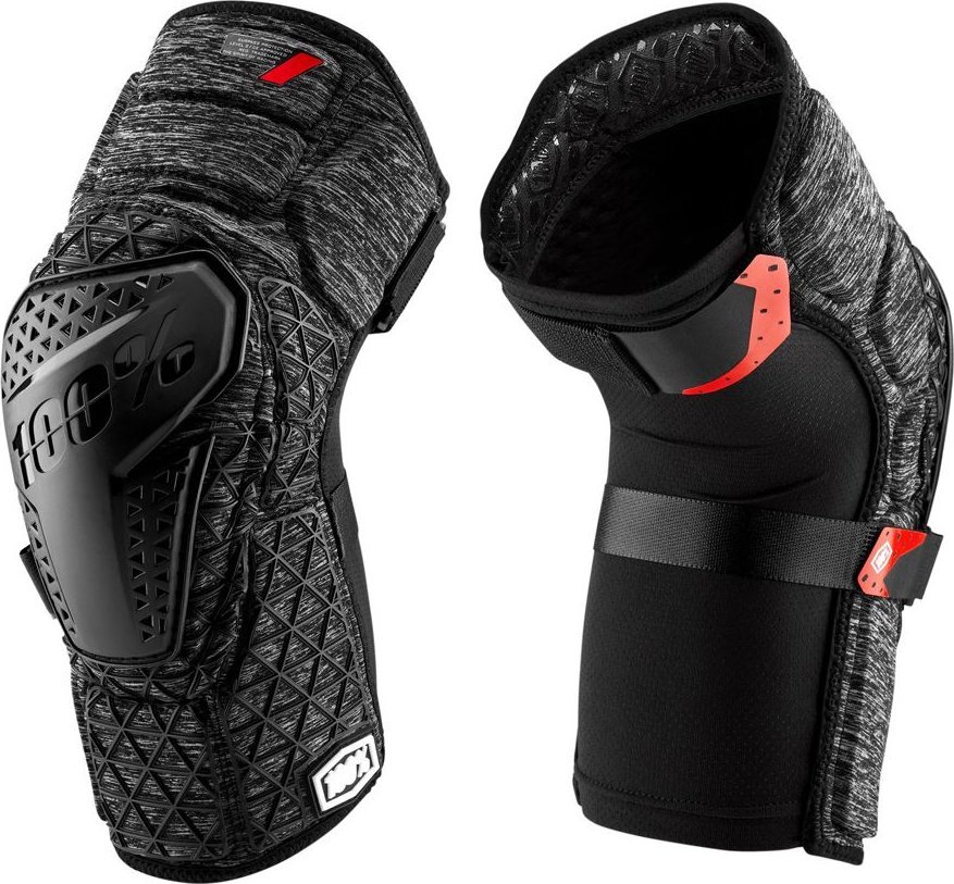 100% Ochraniacze na kolana 100% SURPASS Knee Guard grey heather black roz. M (NEW)