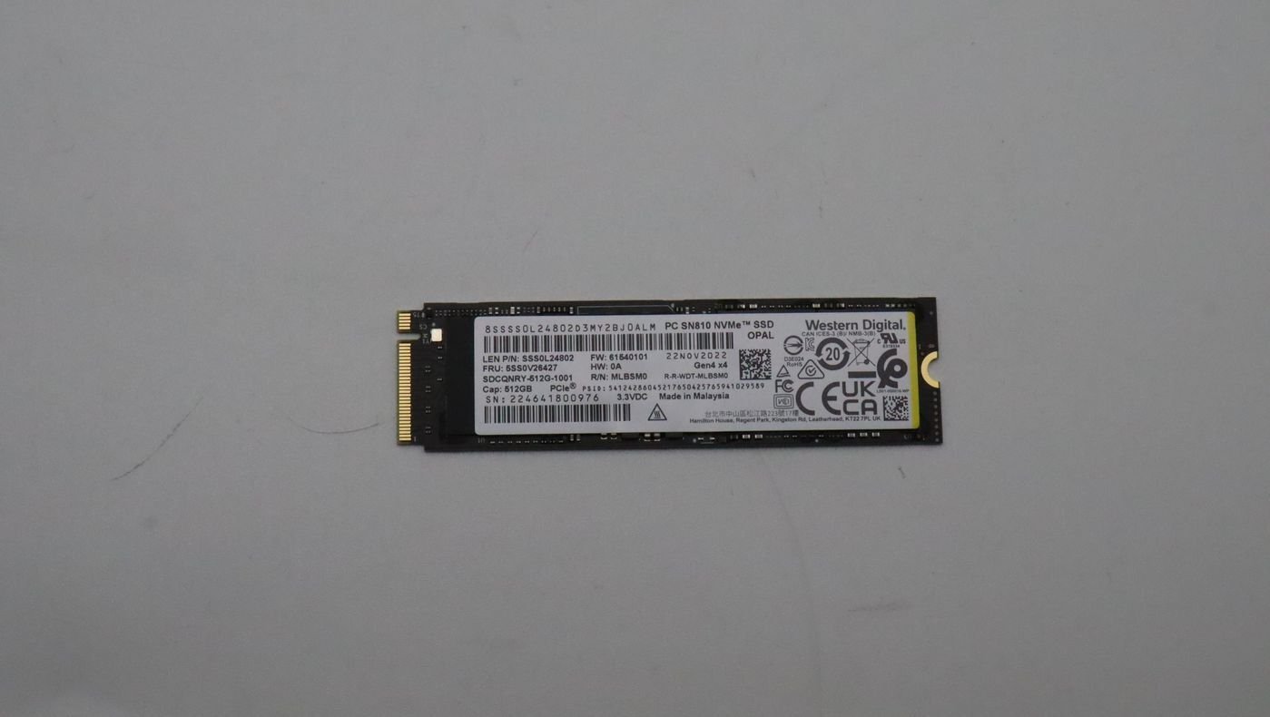 Dysk SSD Lenovo 512GB M.2 2280 PCIe 4.0 x4
