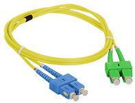 Alantec FO Patch cord SC/APC-SC duplex SM 9/125 3.0m (FOC-SCASC-9SMD-3)