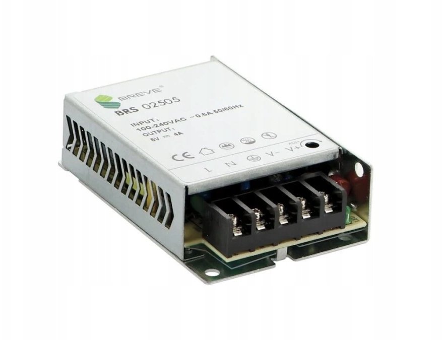 SilentiumPC Zasilacz impulsowy BRS 02505 230/ 5V 4A 20W modułowy do zabudowy, Napięcie wejściowe: 85...