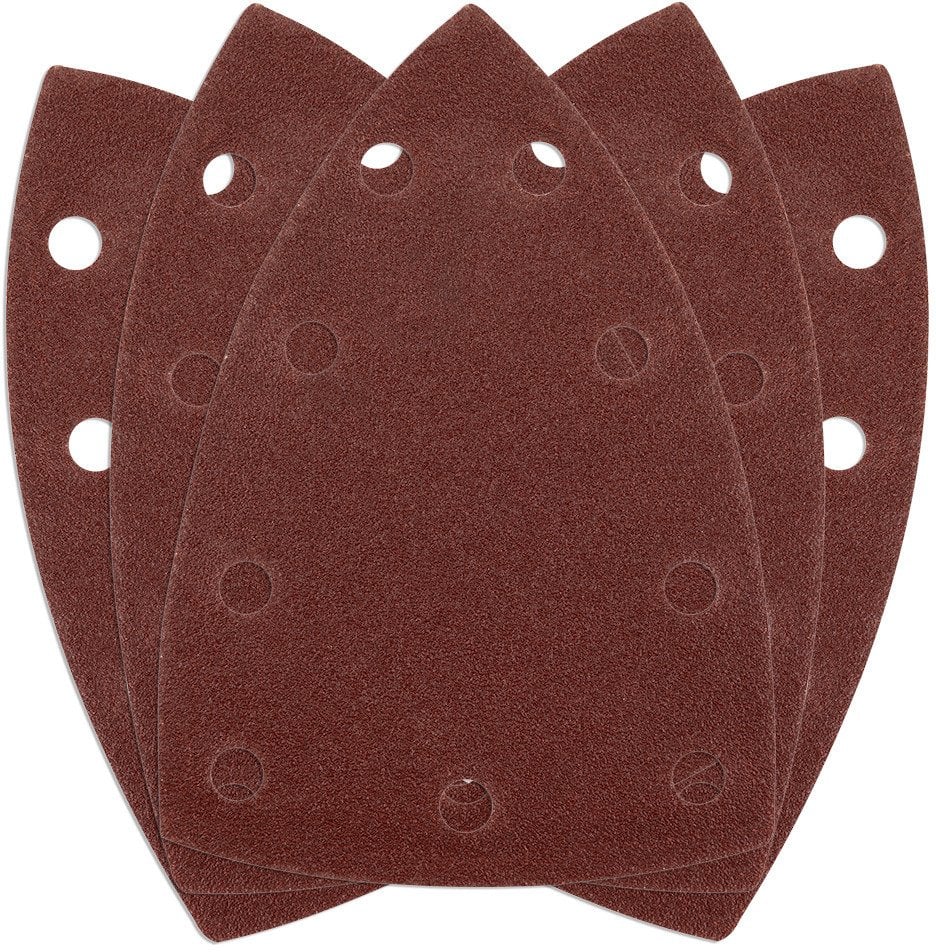 Neo Papiery ścierne na rzep, żelazko 100 x 147 mm, P120, 5 szt., z 9 otworami do 04-623