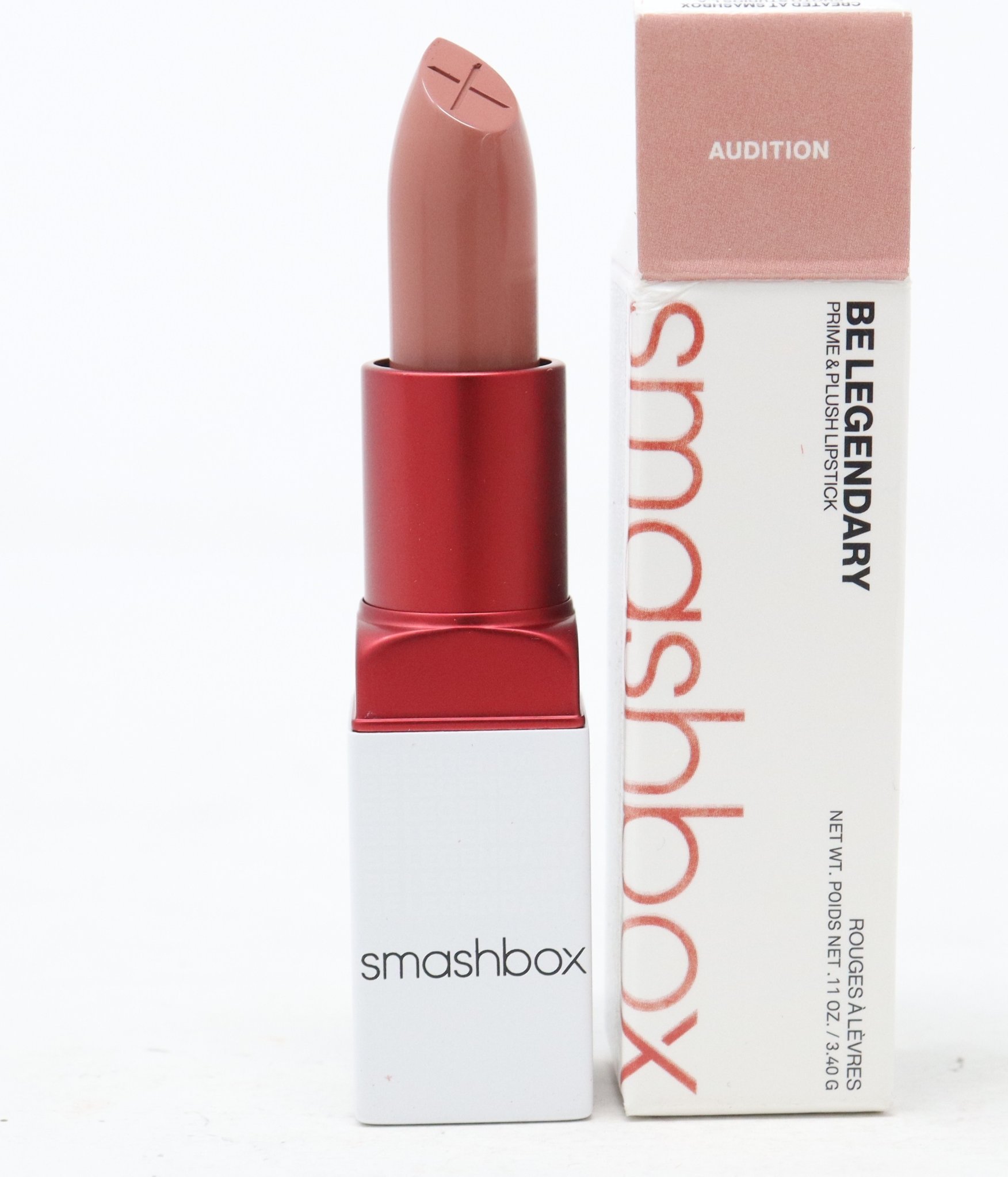Smashbox , Prime & Plush, Cream Lipstick, Audition, 3.4 g For Women