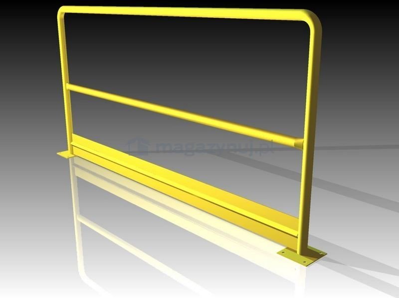 Metal/Emtul Barierka ochronna z blachą wzmacniającą (dł. 1500 mm)