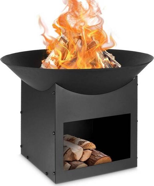 Ambiance Palenisko ogrodowe metalowe czarne 56x41 cm