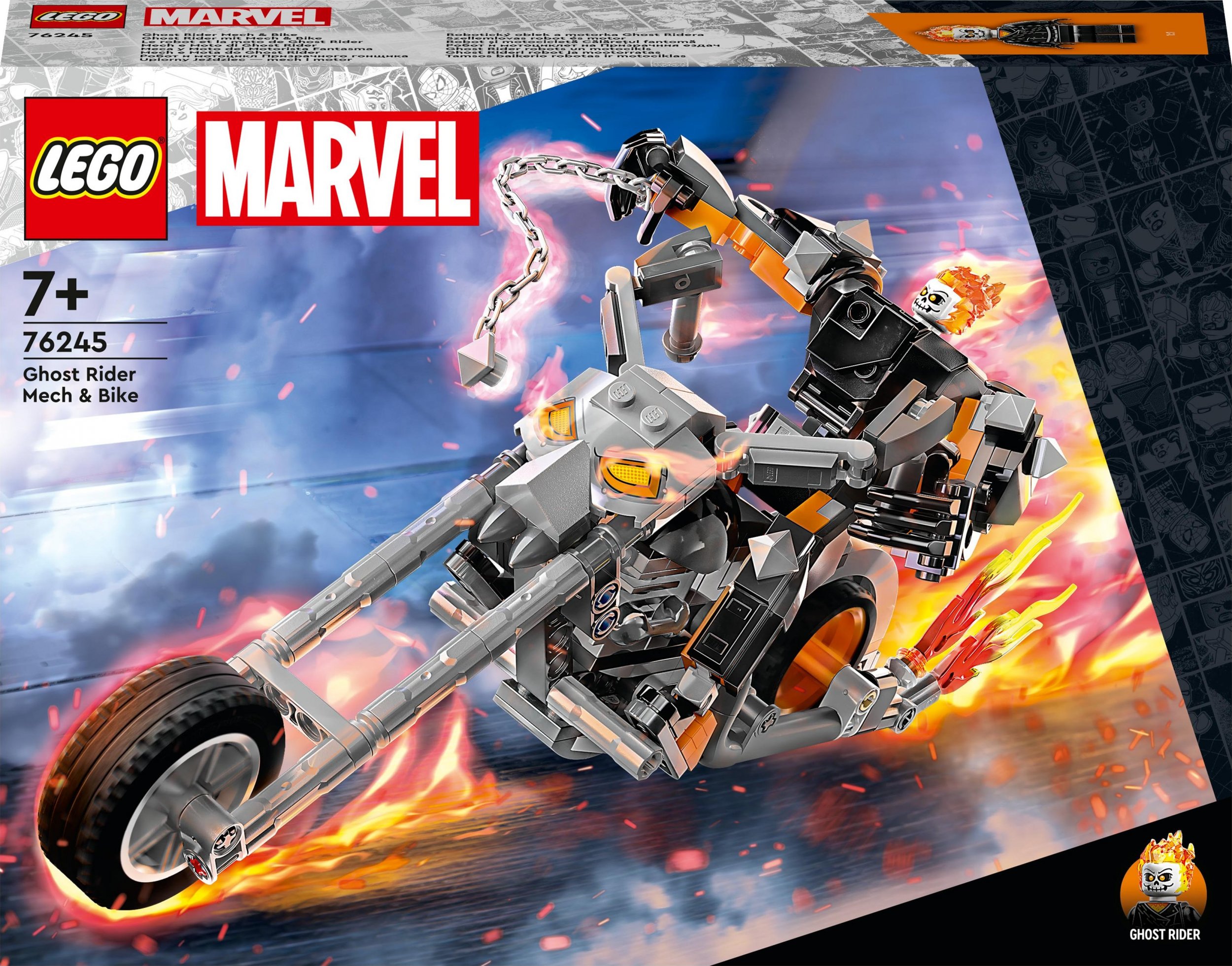 LEGO Marvel Upiorny Jeździec — mech i motor (76245)