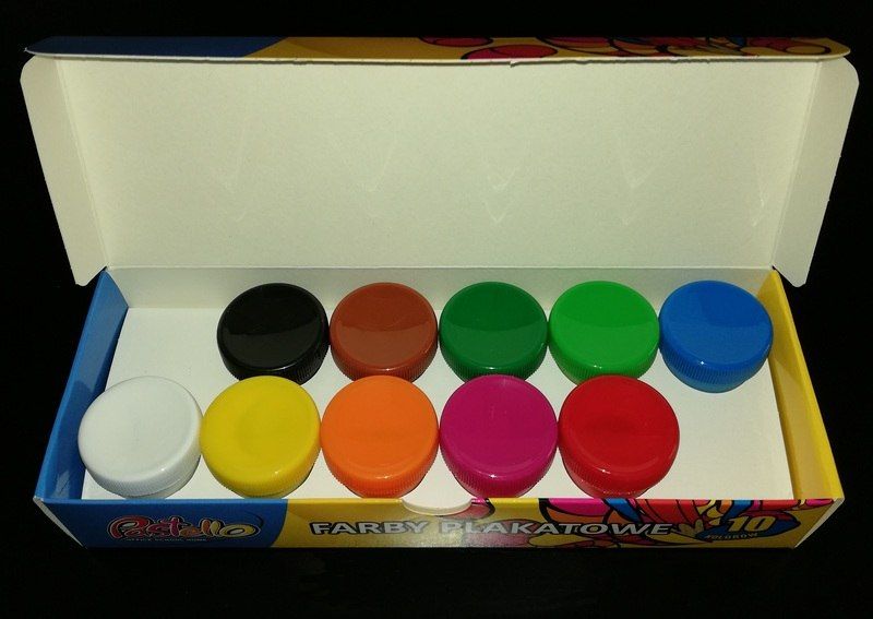 Pastello Farby plakatowe 10 kol. 20 ml