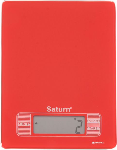 Waga kuchenna Saturn ST-KS7235 red