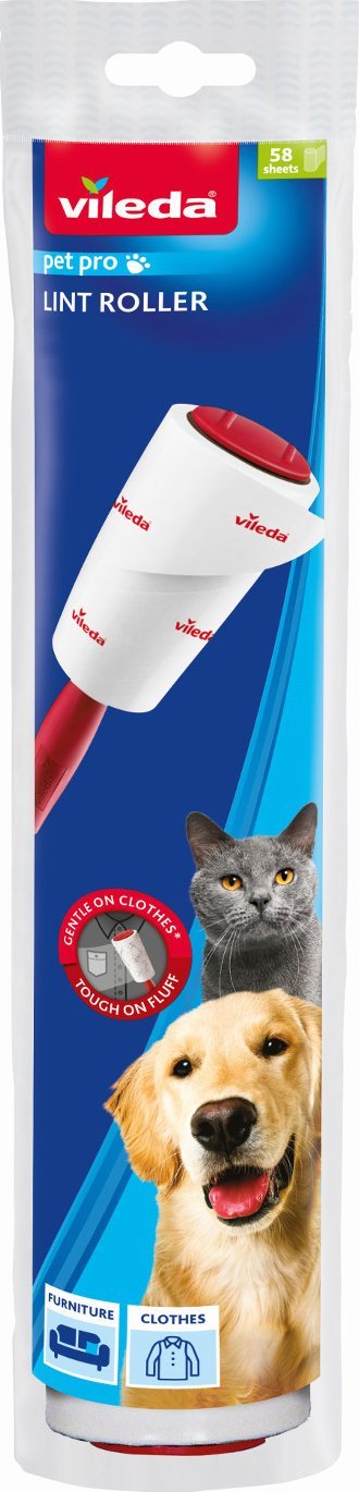Vileda Rolka do usuwania sierści, włosów i drobinek brudu, Vileda Pet Pro