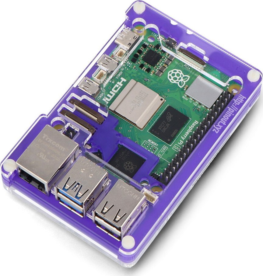 PiMoroni Pibow Coupe 5 - obudowa do Raspberry Pi 5 - Royale - PiMoroni&nbsp;PIM679}