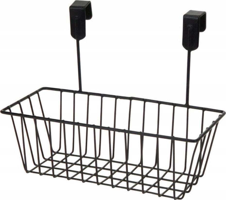 Metalowy koszyk do zawieszenia na drzwiach, 28 x 15 x 21 cm