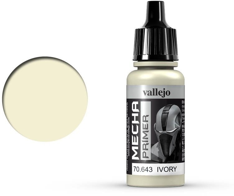 Vallejo Vallejo: 70.643 - Mecha Primers - Ivory (17 ml)