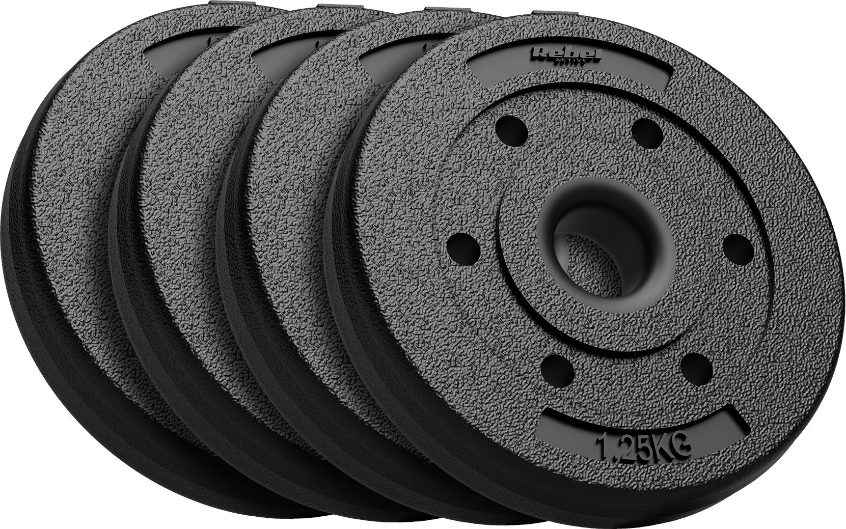 Rebel Zestaw obciążeń bitumicznych 4x1.25kg, otwór 31mm, REBEL ACTIVE