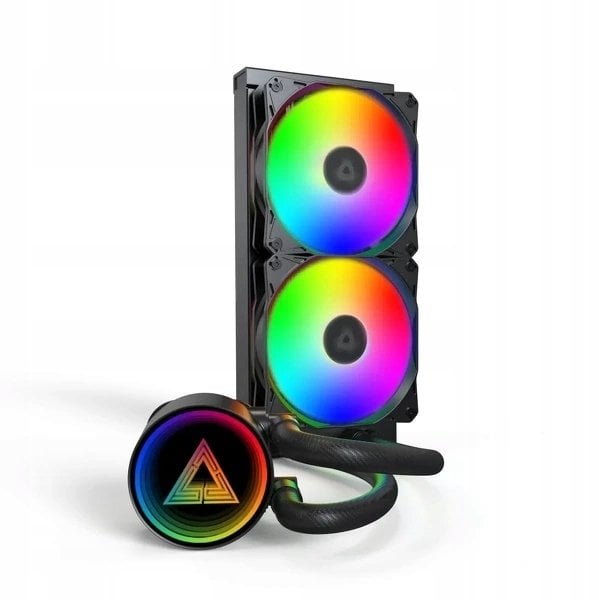 Chłodzenie wodne Montech LightFlow ARGB 240 Black zestaw AIO