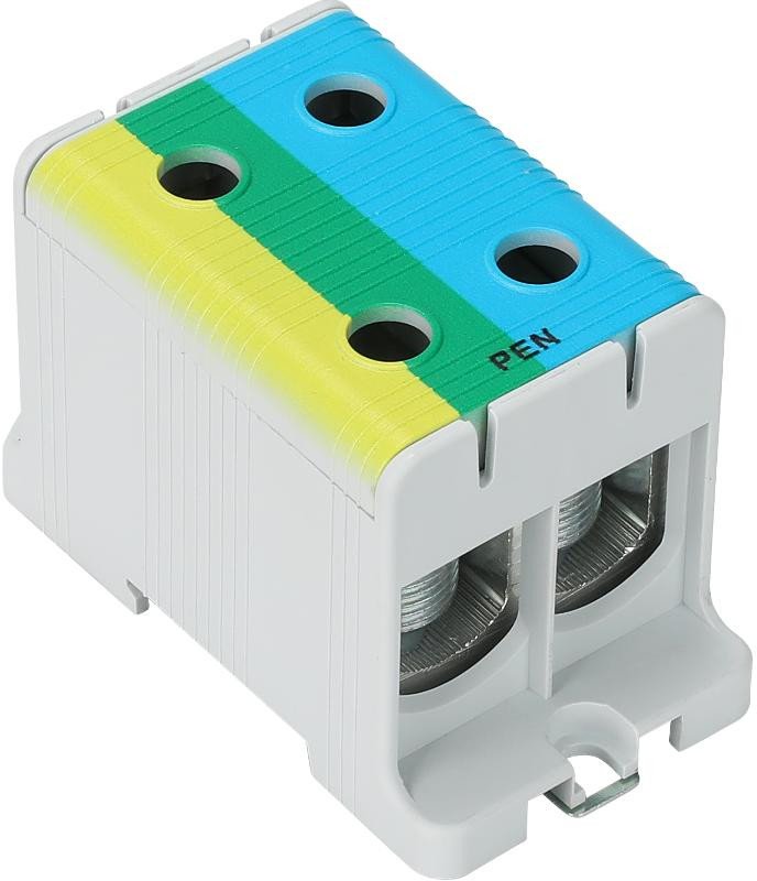 Złączka kompaktowa na szynę i płytę montażową, 35-150 mm2 FLEAL-150/2KZS