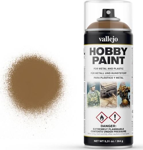 Vallejo Farba Modelarska Fantasy Color Leather Brown Vallejo Spray uniwersalny