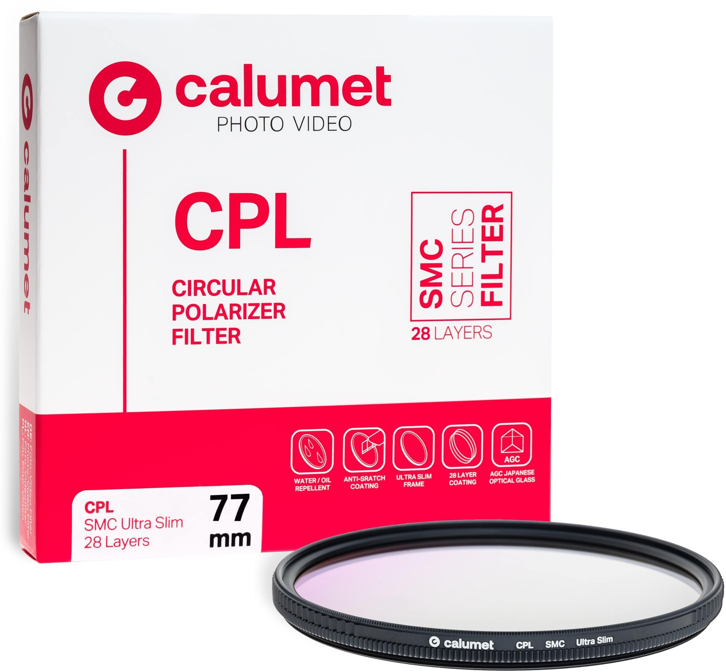 Filtr Calumet Filtr CPL SMC 77 mm Ultra Slim 28 Layers
