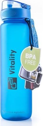 G21 Butelka z ustnikiem niebieska 1000 ml