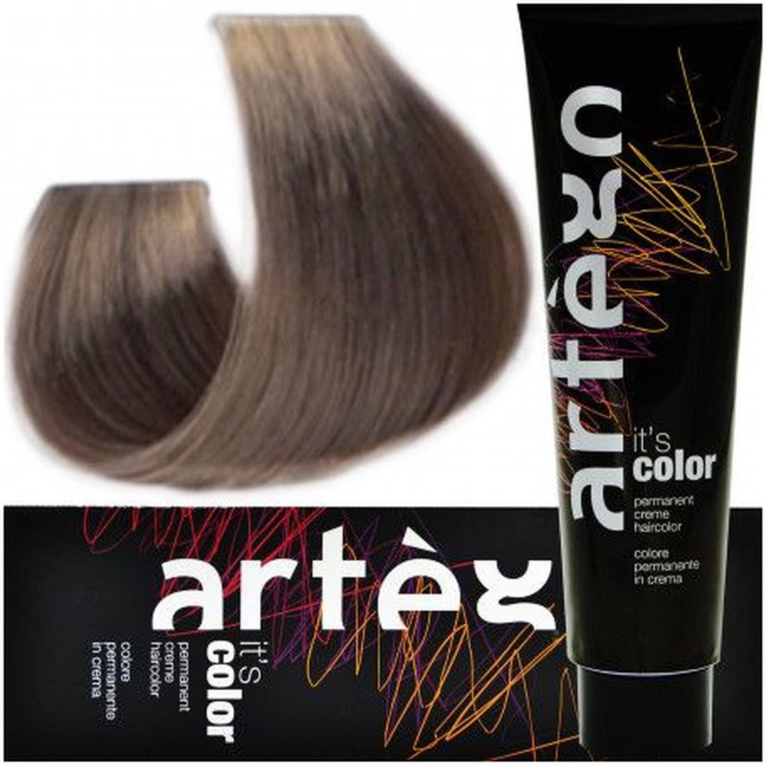 Artego Its Color Farba do włosów w kremie 150ml Jasny Popielaty Blond (8.1 - 8A)