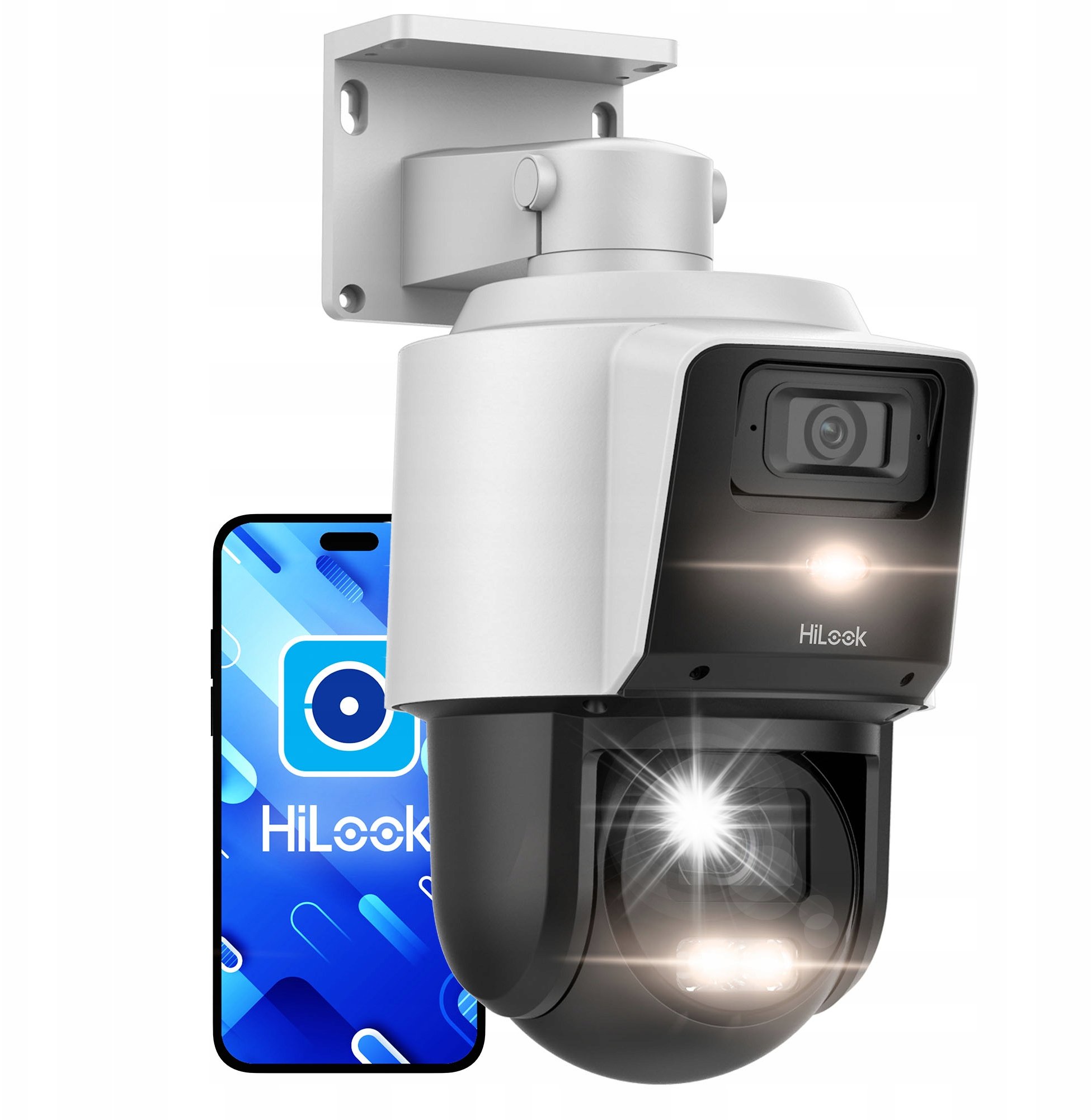 Kamera IP HiLook Kamera IP Obrotowa TandemVu 8Mpx (4MP+4MP) Zoom PTZ-D4-PRO HiLook Hikvision