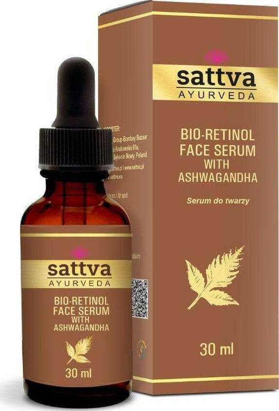 Sattva Bio-Retinol* serum do twarzy z ashwagandhą 30ml