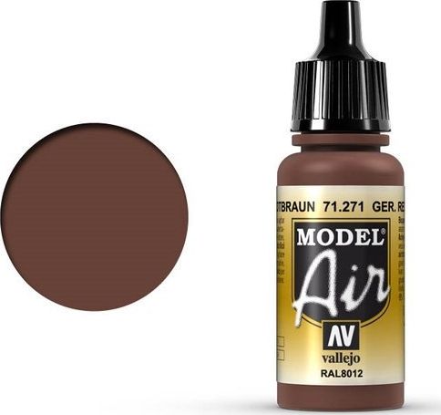 Vallejo Vallejo Model Air German Red Brown 71.271 uniwersalny