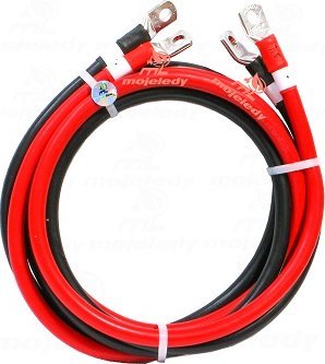 Mojeledy 2x 200cm czerwony i czarny kabel łączeniowy akumulatora 35 ML-PA35 35mm