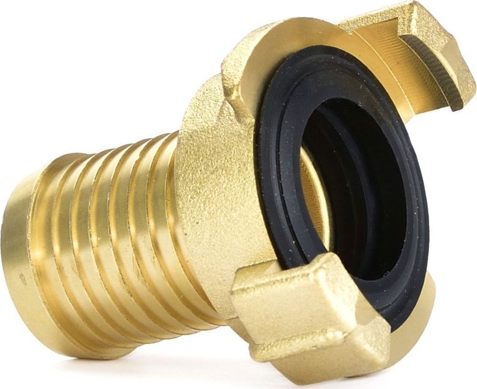 Geko Złącze kłowe mosiężne kompatybilne z GEKA z króćcem 1” (12/96)