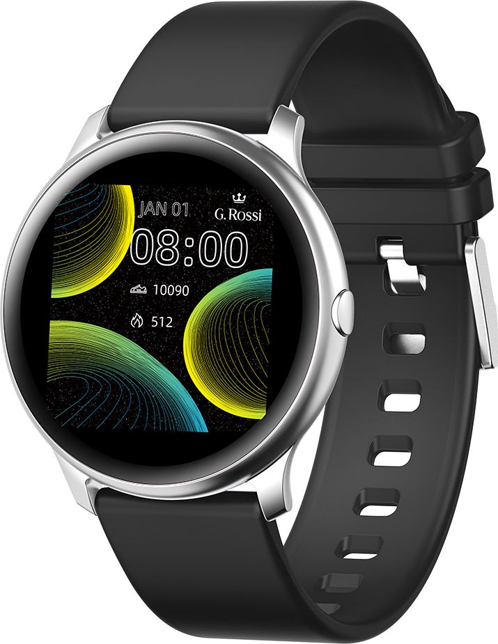Smartwatch Gino Rossi SW010-13 Czarny (SW010-13)