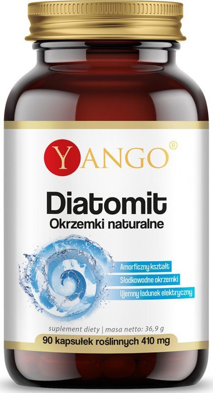 Yango YANGO Diatomit Okrzemki Naturalne 90vegcaps
