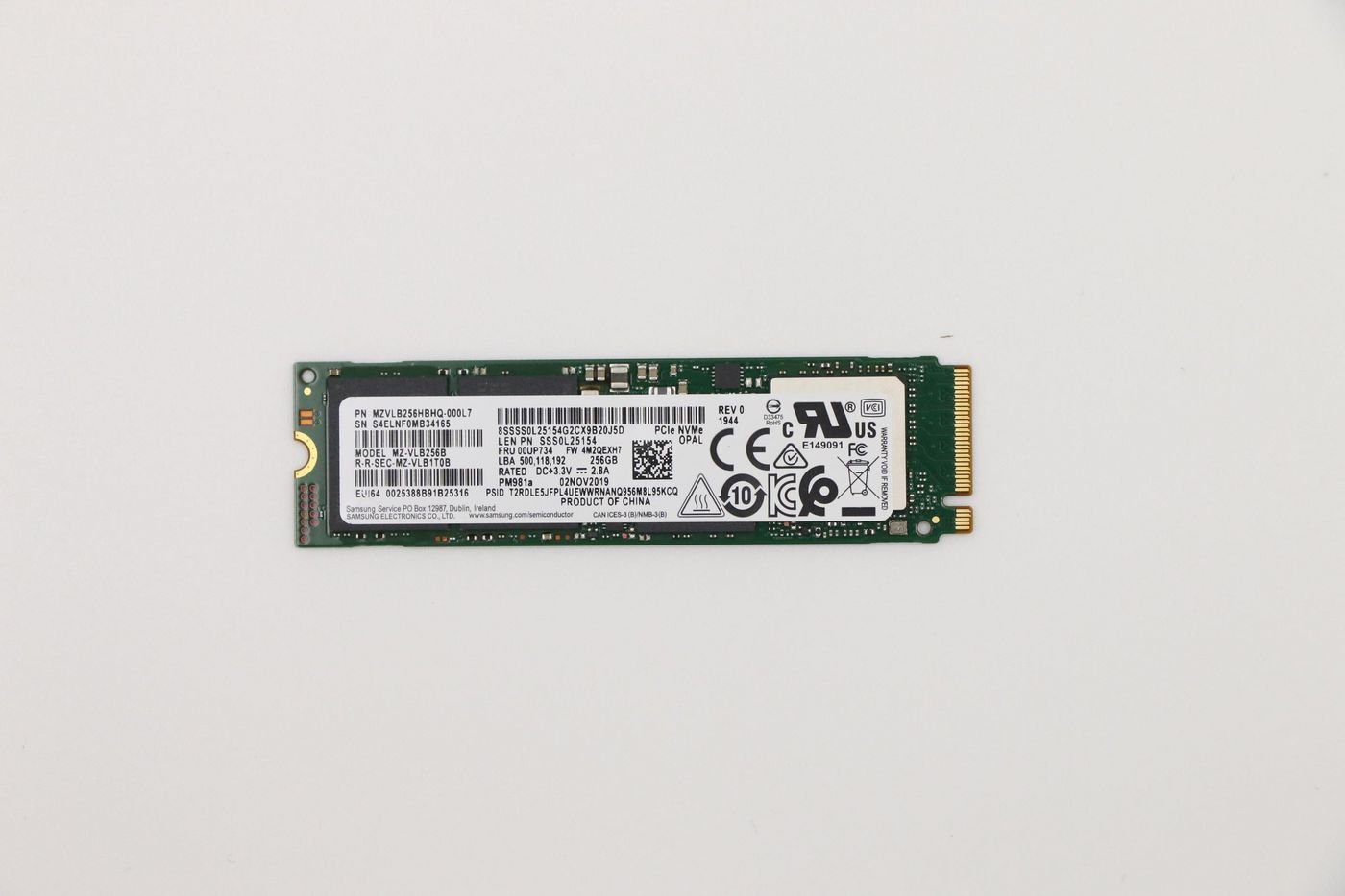 Dysk SSD Lenovo M.2 2280 PCIE NVME 256GB (5SD1U51545)